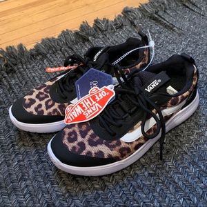 plaid and cheetah print vans